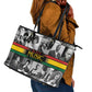 Black Music Month Legends Tribute Leather Tote Bag