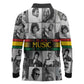 Black Music Month Legends Tribute Long Sleeve Polo Shirt