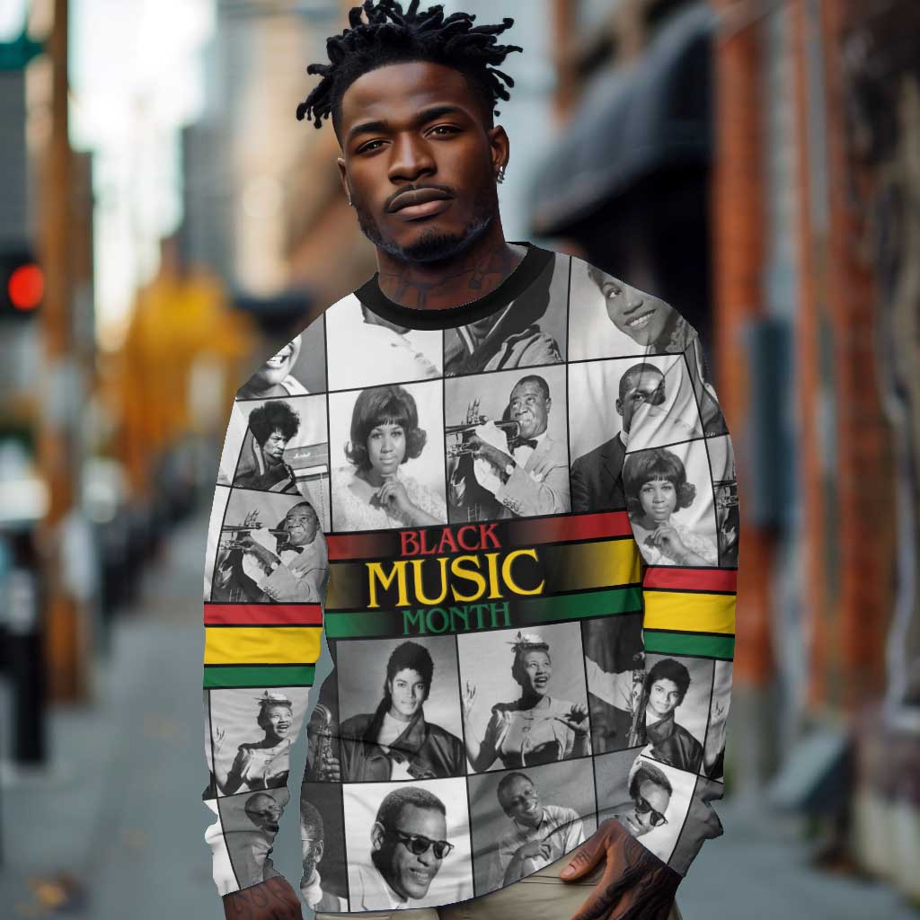 Black Music Month Legends Tribute Long Sleeve Shirt