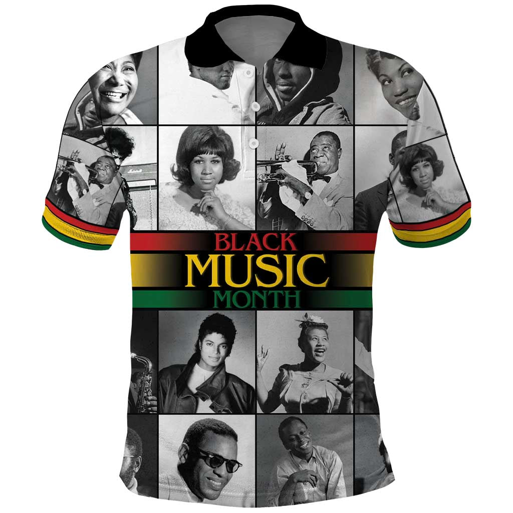 Black Music Month Legends Tribute Polo Shirt