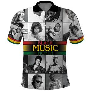 Black Music Month Legends Tribute Polo Shirt