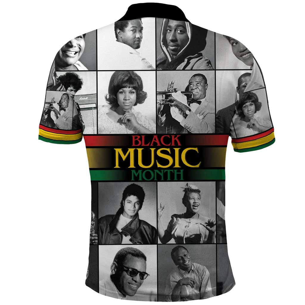 Black Music Month Legends Tribute Polo Shirt