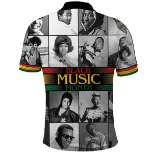 Black Music Month Legends Tribute Polo Shirt