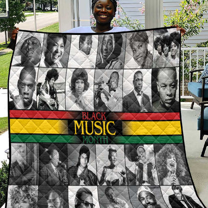 Black Music Month Legends Tribute Quilt