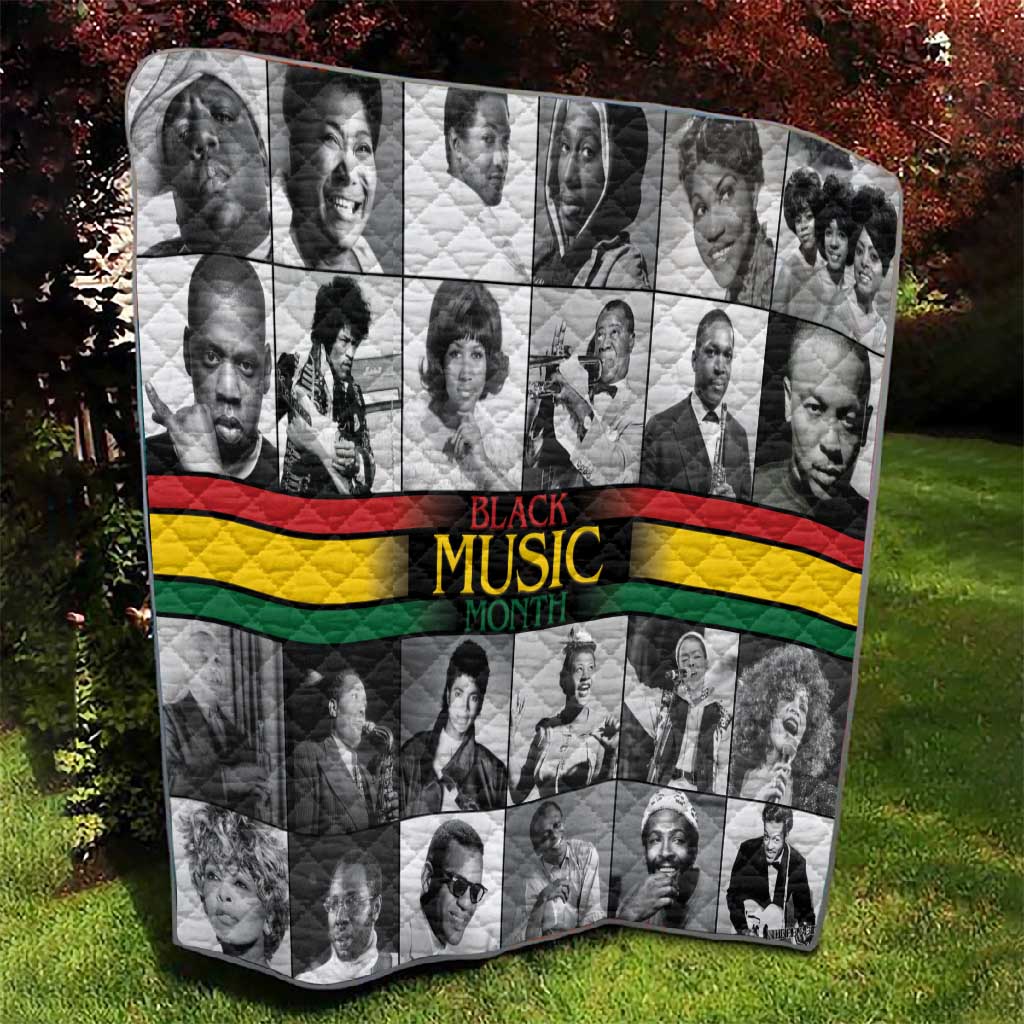 Black Music Month Legends Tribute Quilt