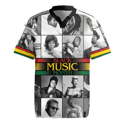 Black Music Month Legends Tribute Rugby Jersey