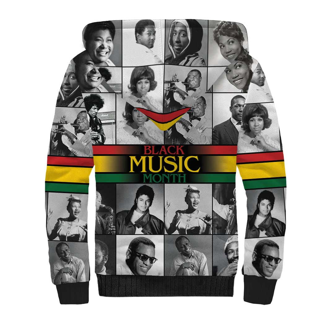 Black Music Month Legends Tribute Sherpa Hoodie