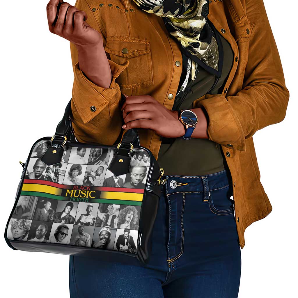 Black Music Month Legends Tribute Shoulder Handbag