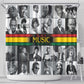 Black Music Month Legends Tribute Shower Curtain