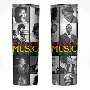 Black Music Month Legends Tribute Skinny Tumbler