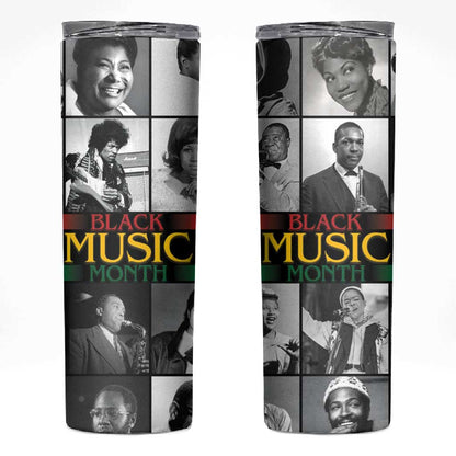 Black Music Month Legends Tribute Skinny Tumbler