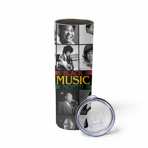 Black Music Month Legends Tribute Skinny Tumbler