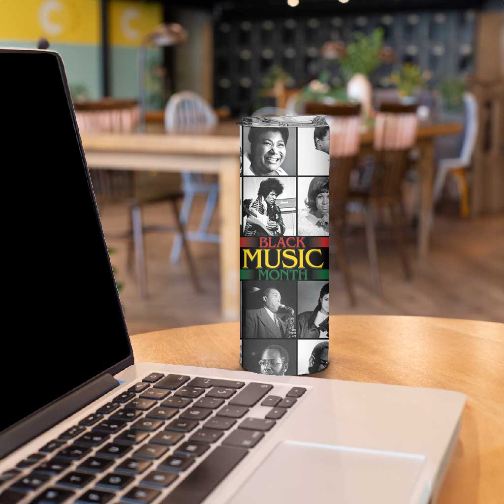 Black Music Month Legends Tribute Skinny Tumbler