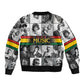 Black Music Month Legends Tribute Sleeve Zip Bomber Jacket