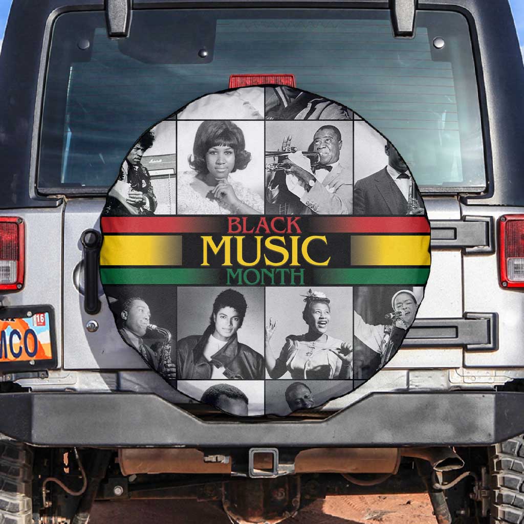 Black Music Month Legends Tribute Spare Tire Cover