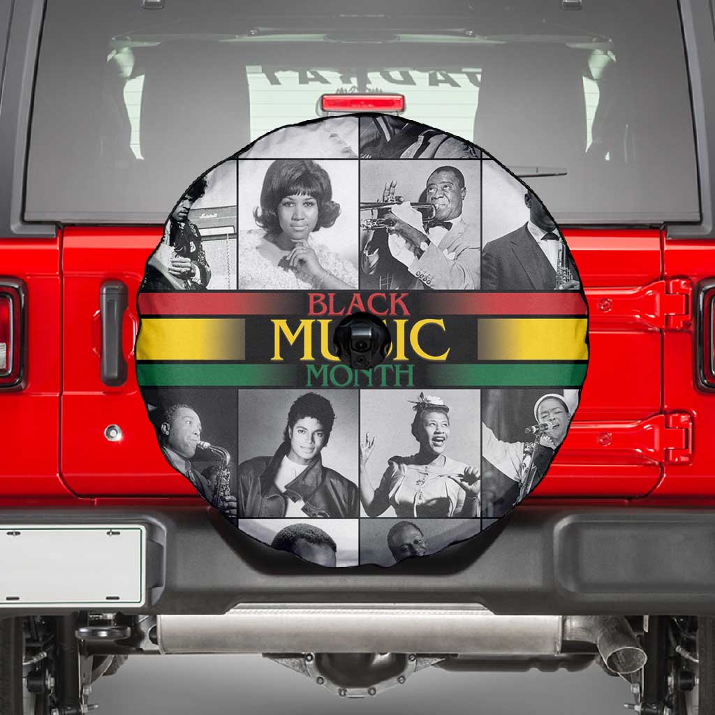 Black Music Month Legends Tribute Spare Tire Cover