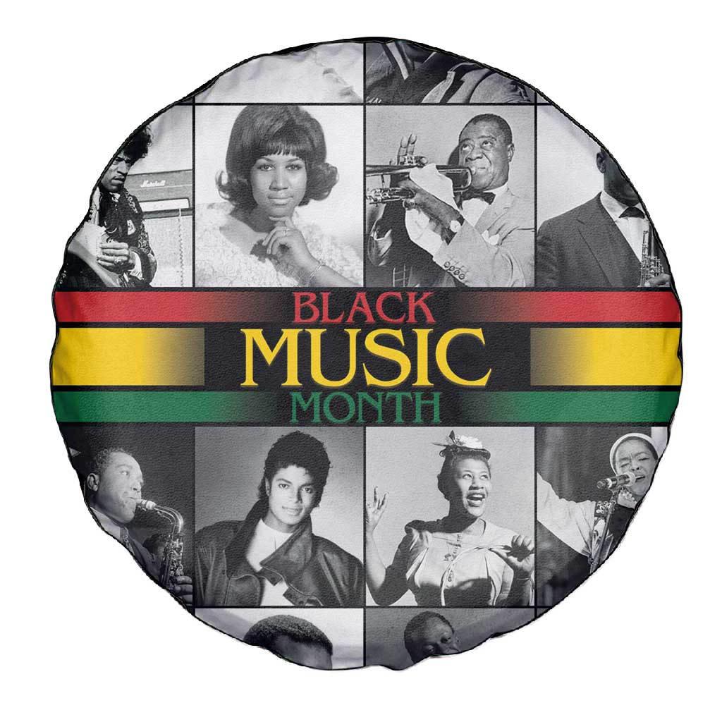Black Music Month Legends Tribute Spare Tire Cover