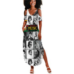 Black Music Month Legends Tribute Summer Maxi Dress