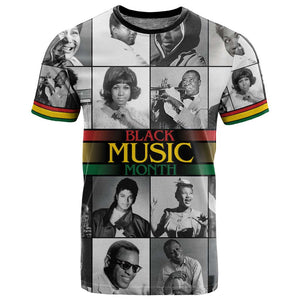 Black Music Month Legends Tribute T shirt