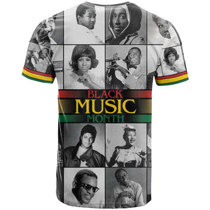 Black Music Month Legends Tribute T shirt