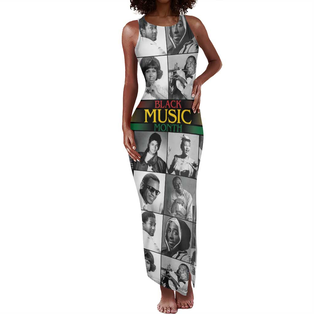Black Music Month Legends Tribute Tank Maxi Dress