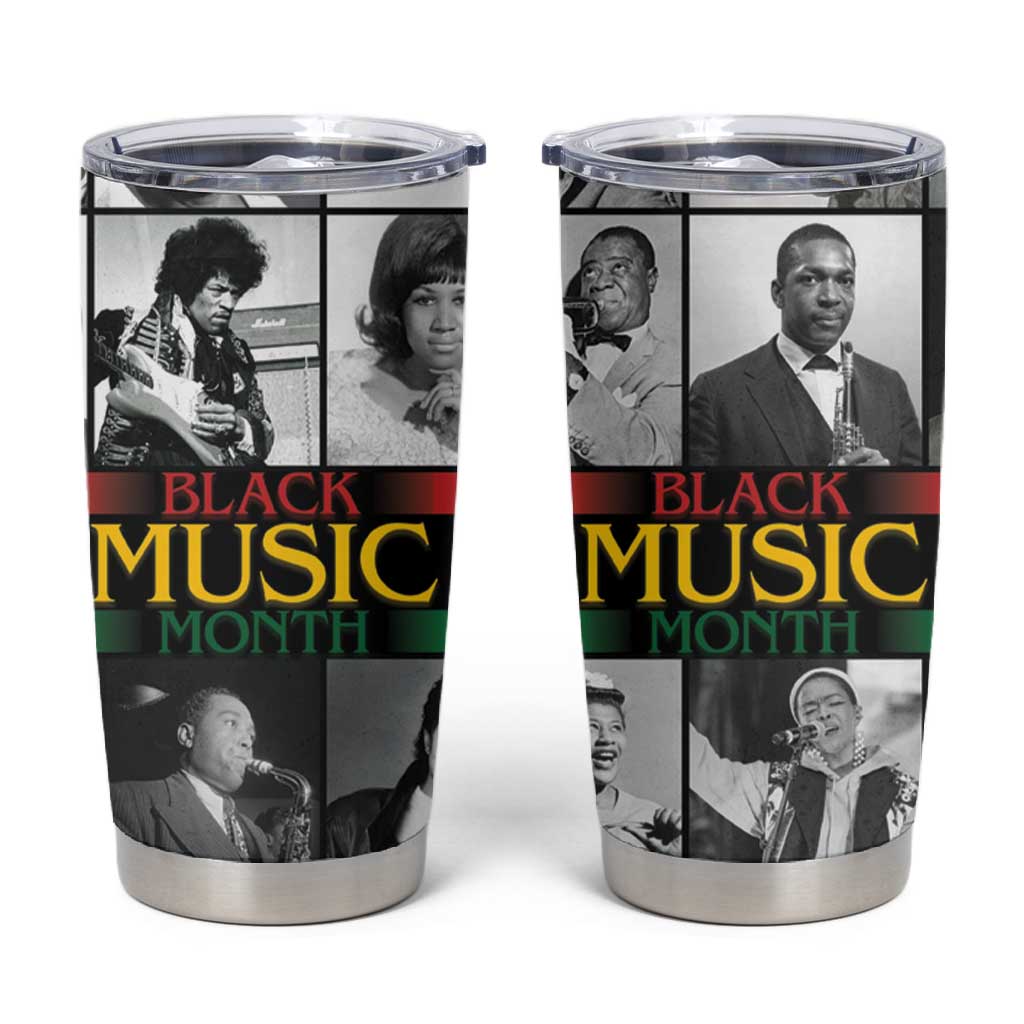 Black Music Month Legends Tribute Tumbler Cup