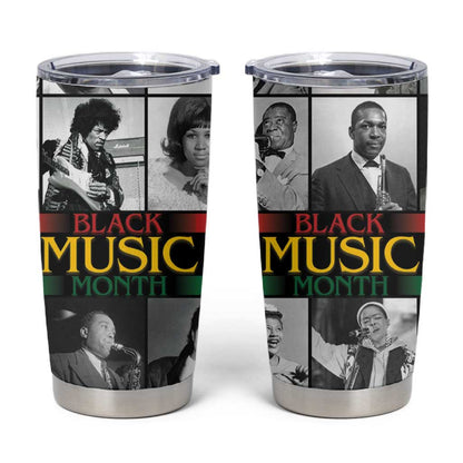 Black Music Month Legends Tribute Tumbler Cup