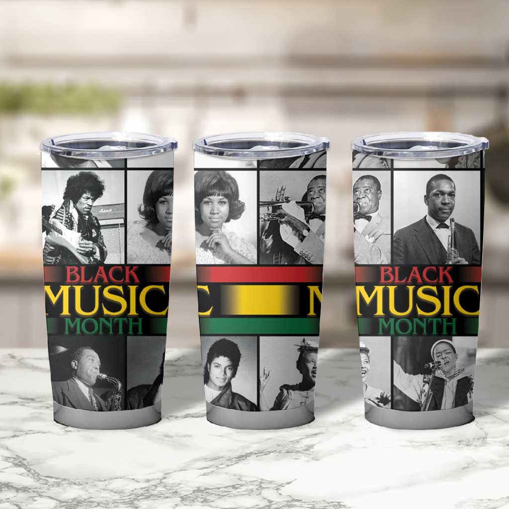 Black Music Month Legends Tribute Tumbler Cup