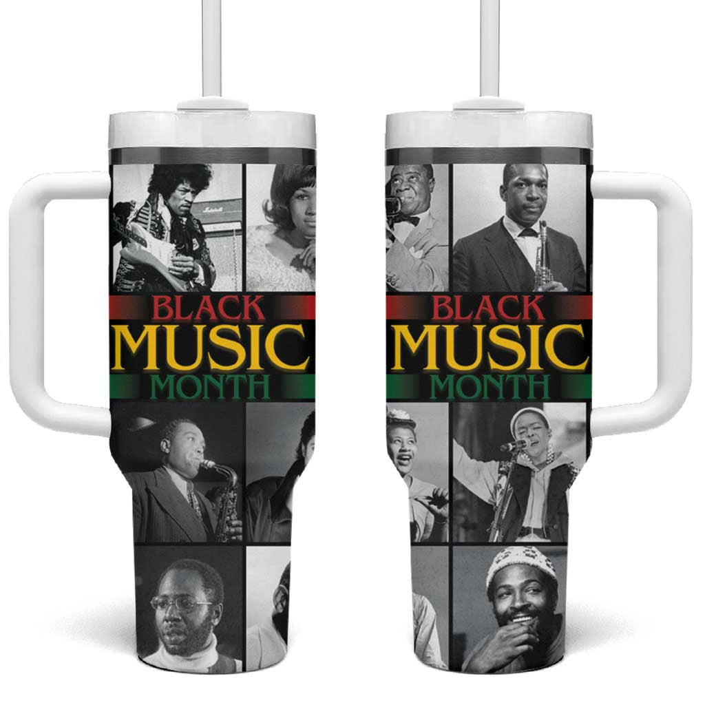 Black Music Month Legends Tribute Tumbler With Handle