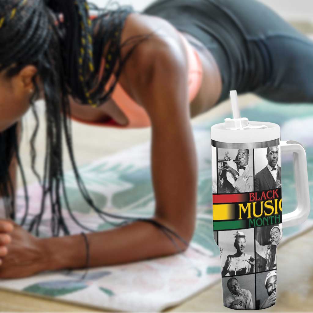 Black Music Month Legends Tribute Tumbler With Handle