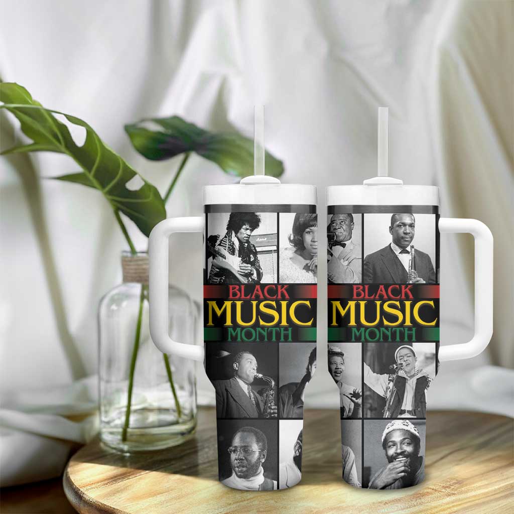 Black Music Month Legends Tribute Tumbler With Handle
