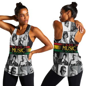 Black Music Month Legends Tribute Women Racerback Tank