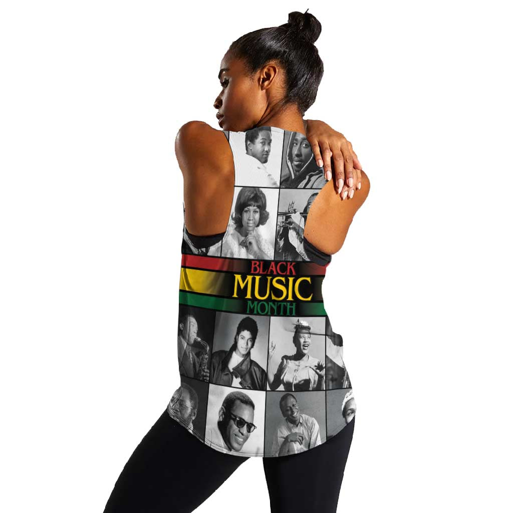 Black Music Month Legends Tribute Women Racerback Tank
