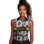 Black Music Month Legends Tribute Women Sleeveless Polo Shirt
