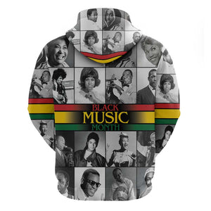 Black Music Month Legends Tribute Zip Hoodie