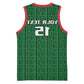 Custom Malawi Football Basketball Jersey Go Champions - Green - African Pride