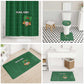 Malawi Football Bathroom Set Come On Flames - Green