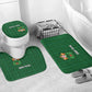 Malawi Football Bathroom Set Come On Flames - Green