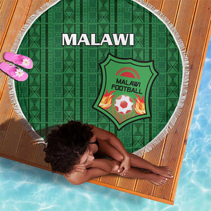Malawi Football Beach Blanket Go Champions - Green - African Pride