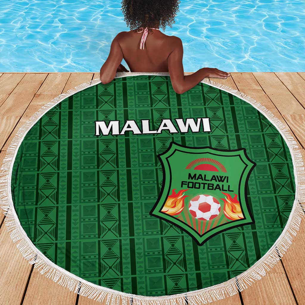 Malawi Football Beach Blanket Go Champions - Green - African Pride
