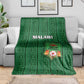 Malawi Football Blanket Go Champions - Green - African Pride