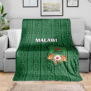 Malawi Football Blanket Go Champions - Green - African Pride