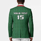 Custom Malawi Football Blazer Come On Flames - Green