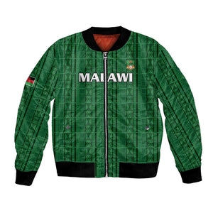 Custom Malawi Football Bomber Jacket Go Champions - Green - African Pride