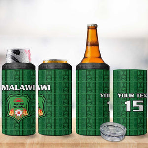 Custom Malawi Football 4 in 1 Can Cooler Tumbler Go Champions - Green - African Pride