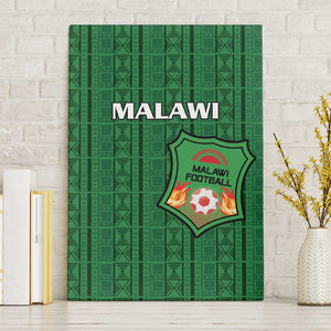 Malawi Football Canvas Wall Art Go Champions - Green - African Pride