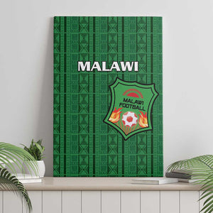 Malawi Football Canvas Wall Art Go Champions - Green - African Pride