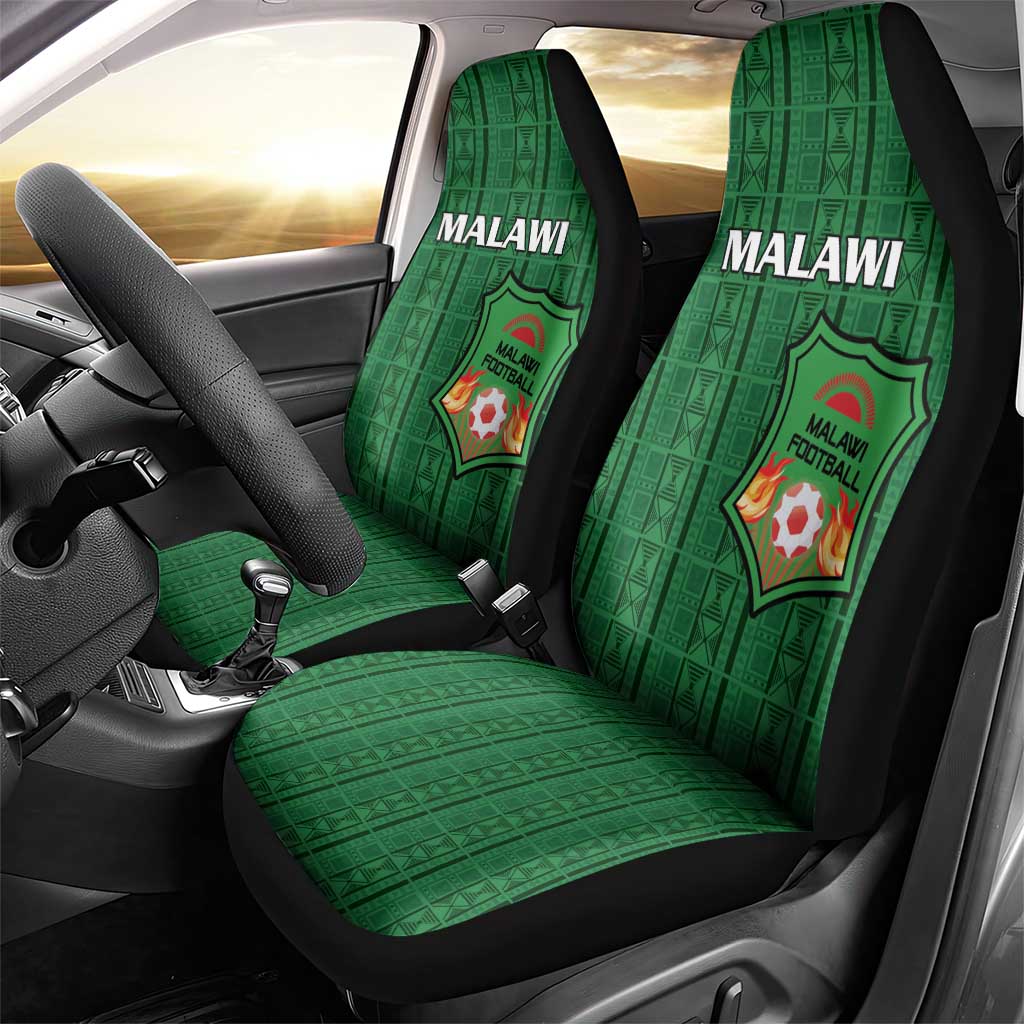 Malawi Football Car Seat Cover Go Champions - Green - African Pride