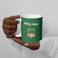 Custom Malawi Football Ceramic Mug Come On Flames - Green