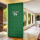 Custom Malawi Football Door Cover Come On Flames - Green